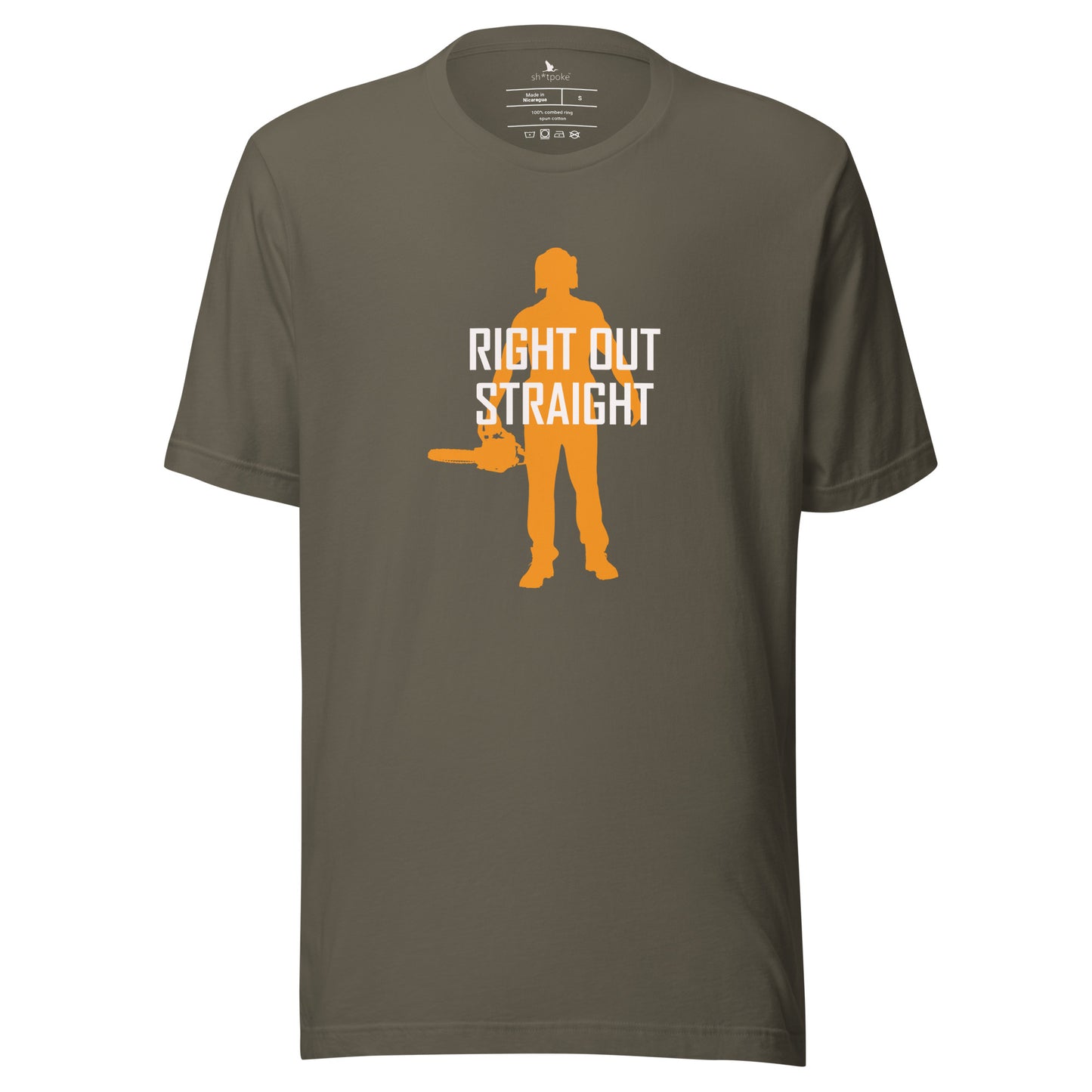 Right Out Straight Maine Operator T-shirt