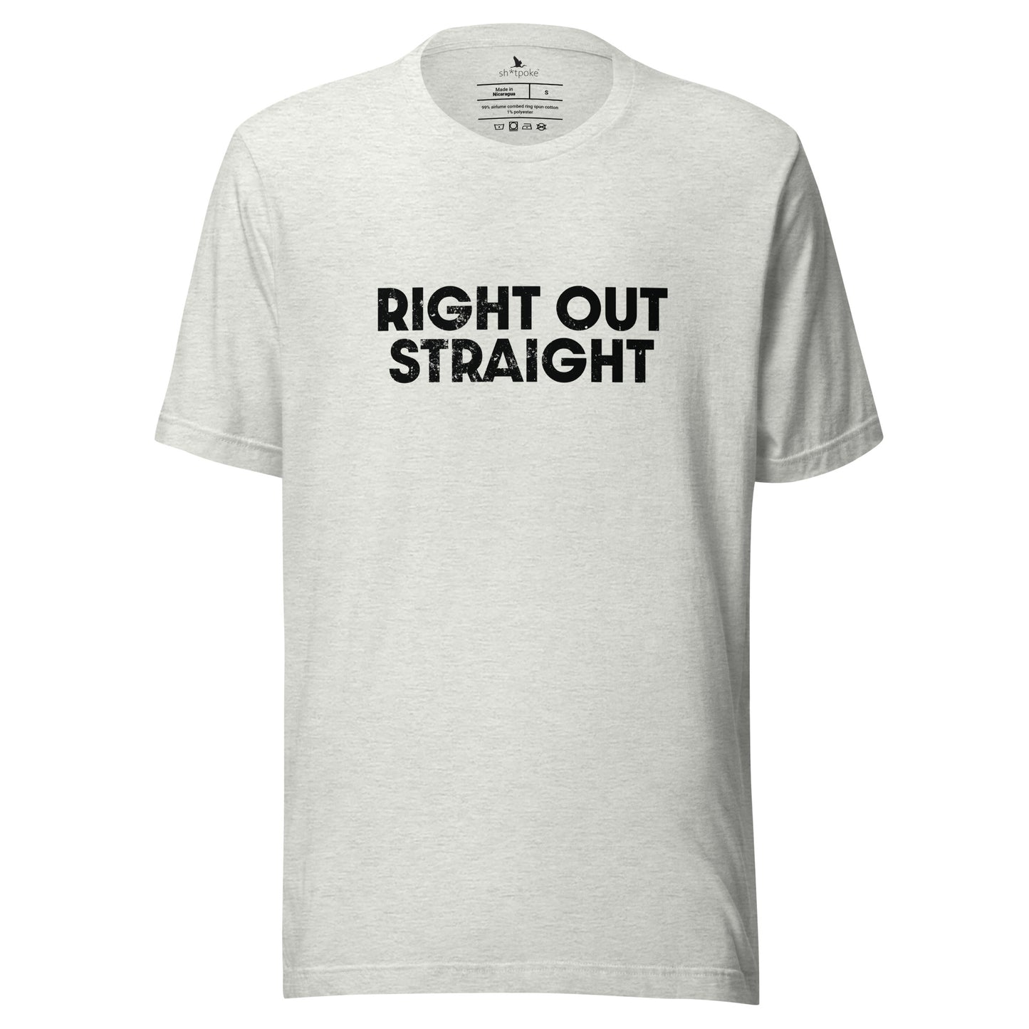 Right Out Straight lightwieght t-shirt