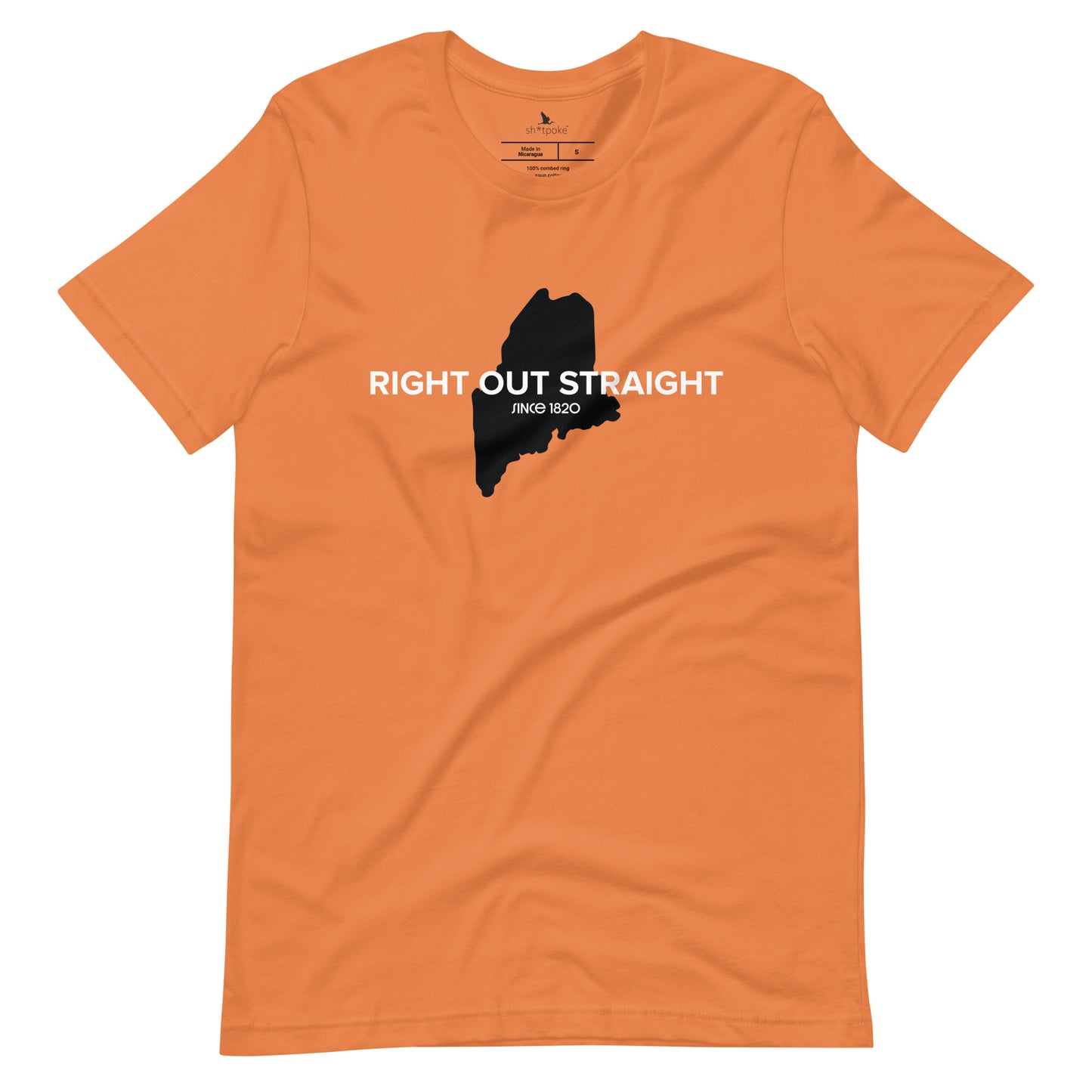 Maine Right Out Straight 1820 t-shirt